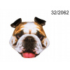 Vankúš - Dekoračný vankúš 30 x 30 cm (Buldog vankúš 30 cm)
