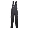 PORTWEST Portwest TX12 Nohavice na traky Texo Contrast Čierna, XXXL