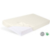 BABYMATEX Plachta ochranná s gumičkou Bamboo svetlá béžová 60x120 cm