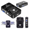 KVM Switch USB 2.0 pre 2xPC 2xUSB