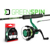 DELPHIN Prívlačový set Delphin GreenSPIN - 240cm/30g + 3T + 0,234mm