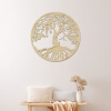 drevo zivota Drevený strom na stenu STROM ŽIVOTA Farebný vzor: Javor, Priemer: 40