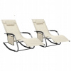 Záhradné lehátko - Vidaxl Deckchairs, Textilene Material, 2 ks. (Vidaxl Deckchairs, Textilene Material, 2 ks.)