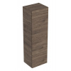 GEBERIT SMYLE SQUARE 36 x 29,9 x 118cm bočná vyššia skrinka s dvierkami, orech hickory, 500.361.JR.1