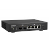 QNAP QSW-2104-2S síťový přepínač Nespravované 2.5G Ethernet Černá