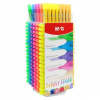 Stojan so zvýrazňovačmi M&G Point Liner - naplnený 576 ks, otočný (12 farieb)