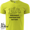 CATCAREDIA DIA triko text vel. XL, limetka, pánské