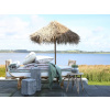 Chic Antique Bambusový slnečník so strechou z listov Parasol Bamboo - ∅ 160*240 cm - Chic Antique