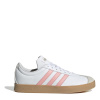 adidas VL Court Base Shoes Womens Wht/Pink/Gum 4 (36.7)