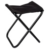 Skladacia rybárska stolička, kempingové stoličky čierna, Keltin