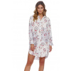 Dámska nočná košeľa TM.4339 Ecru s potlačou - Doktor Nap L ecru s potiskem