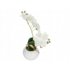ORCHIDEA UMELÁ biela V KVETINÁČI 25 cm do kúpeľne