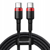 Baseus CATKLF-AL91 USB typu C Power Delivery 2.0 100W 20V 5A, 2m, černý