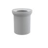 Alca Dopojenie k voľne stojacej WC mise, priame, DN 110, dĺžka 150 mm, PP, biele