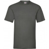 Fruit of the Loom Pánske tričko 61-036-0 Light Graphite -Solid XL