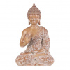 Autronic Buddha - polyresinová figurka, barva sv. hnědá, sada 2 ks