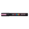 Dekoračný popisovač, 1,8 2,5 mm, UNI Posca PC 5M, metalický ružový M13