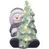 Retlux RXL 473 Snehuľiak so stromčekom 14cm 6LED WW