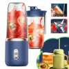 MINI USB MIXÉR S OBJEMOM 400 ML SO 6 ČEPEĽAMI, NA SMOOTHIE, NA CESTY
