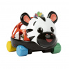 OBALL Auto a hrkálka, 2v1 Curious Car, zebra, Zen™, od 3 mesiacov