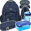 ST.RIGHT viackomorový školský batoh Odtiene modrej 26 l + 3 ďalšie produkty (ŠKOLSKÝ BATOH PRE MLÁDEŽ ST.PRAVÝ MODRÝ ST.NAVY MODRÝ ROČNÍK ZO 4. TRIEDY)