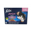Felix Fantastic Junior Lahodný výber v želé hovädzie, kuracie, sardinky, losos 12 x 85 g