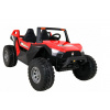 Joko Elektrické autíčko BUGGY 4x4 Clash FM rádio Kožené sedadlo penové kolesá červená