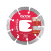 EXTOL PREMIUM Kotúč diamantový rezný, segmentový Long Life - suché rezanie, 115 × 22,2 × 2 mm 108911