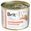 Brit Veterinary Mokré krmivo pre psa Tuniak&Losos 200 g