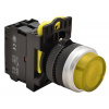 Výstupný podsvetlený tlačidlový spínač, žltý