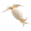 Magic Cat loptička ženilková s pierkami a catnipom 20 cm