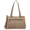 Dámska kožená kabelka na rameno taupe MELITA