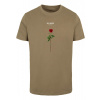 Lost Youth Rose Tee - olive XS