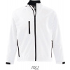 SOL'S | Relax, Pánska 3-vrst. softshell. bunda, biela, 3XL
