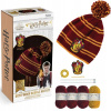 HARRY POTTER ČIAPKA GRYFFINDOR SÚPRAVA DIY NA PLETENIE