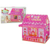 LEAN TOYS Princezná zmrzlinový stan pre deti Pink Lights Stars