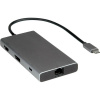 Value USB 2.0 adaptér [1x USB-C® - 7x HDMI®, USB A, USB-C®, DisplayPort, RJ45] VALUE USB Typ C Dockingstation, HDMI+DP; 12.99.1139