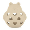 PETITEMARS PETITE&MARS Hračka silikónová s hrkálkou Bear Basil Desert Sand 0m+