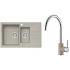 Set Alveus (dřez Rock 70 Pebble 02 + baterie Elza Pebble 02) SETA459
