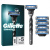 Gillette Mach3 Holiaci Strojček pre Mužov, 1 Gillette Holiaci Strojček s 3 Čepieľkami