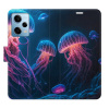 Flip pouzdro iSaprio - Xiaomi Redmi Note 12 Pro 5G / Poco X5 Pro 5G - Jellyfish - kapsičky na karty (Knížkový flip kryt, obal, pouzdro iSaprio na mobil Xiaomi Redmi Note 12 Pro 5G / Poco X5 Pro 5G - J