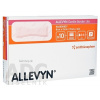 Allevyn Gentle Border Lite Krytie na rany 8 x 15 cm adhezívne penové krytie so silikónovým gélom 10 ks