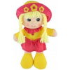 Teddies Bábika Kvetina handrová látka 35cm 0m+