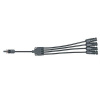 Rozbočenie MC-4, 1x zdierka, 4x konektor, kábel 30cm