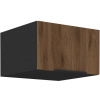 Nábytek PEGAS s.r.o. Horní skřínka MONZA - 60 NAGU-36 1F, Černá mat/Ořech