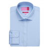Dámska popelínová košeľa Parma Brook Taverner Semi Fitted Easy Iron, Veľkosť 38, Farba Svetlo modrá