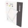 LED panel MAXXO 60×60, štvorcový vstavaný biely, 36W neutrálna biela