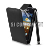 Kožený obal Samsung Galaxy Ace 2 – Wallet Flip – čierna