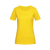 Dámske tričko STEDMAN Lux Fitted - Crew neck, Sunflower yellow žltá, L