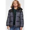 Detská bunda - H&M Down Jacket 158 (H&M Warm Puffer Grey Bunder R.158)